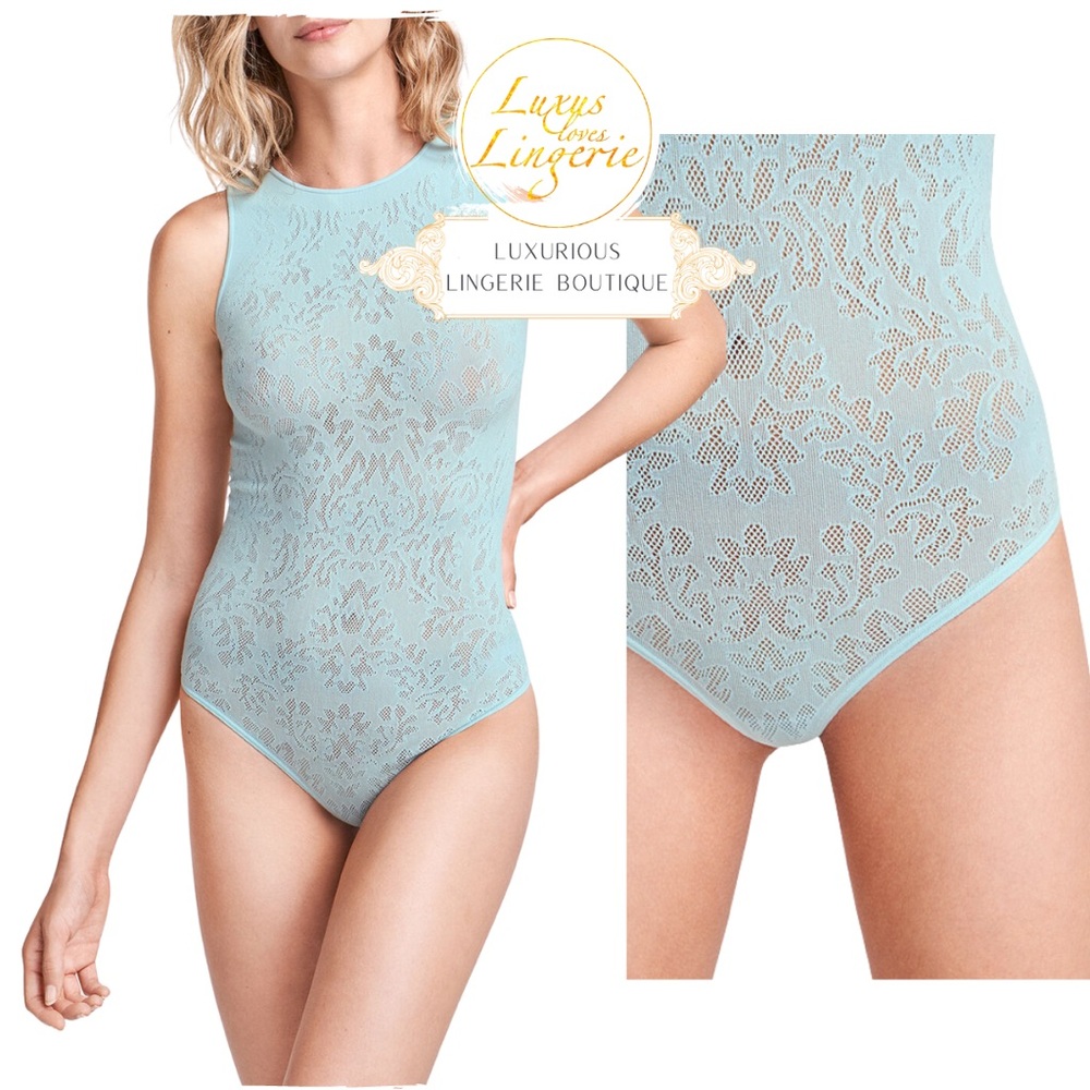 Light Blue Lace Bodysuit
